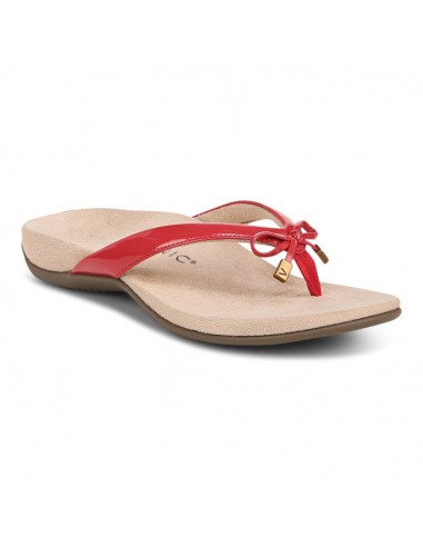 Womens Vionic Bella Toe Post Sandal in Red l'achat 