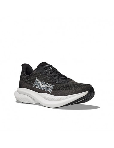 Mens Hoka Mach 6 Wide in Black/White Economisez 