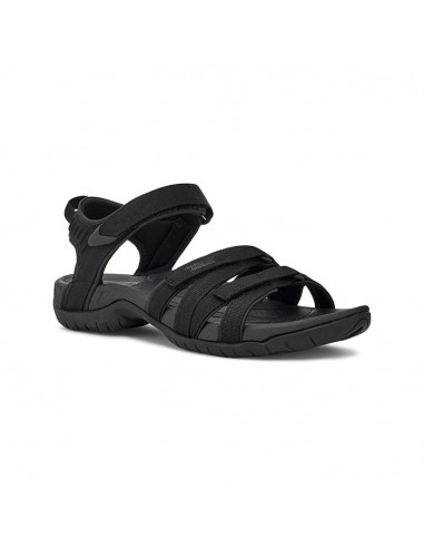 Womens Teva Tirra in Black/Black Fin de série