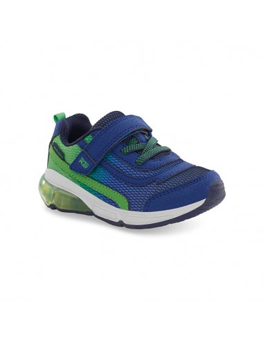 Little Boy Stride Rite Made 2 Play Surge Bounce in Navy Green En savoir plus