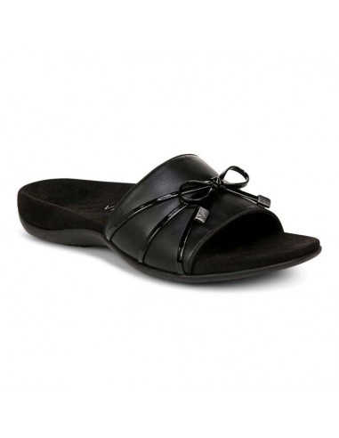 Womens Vionic Bella Slide in Black en stock