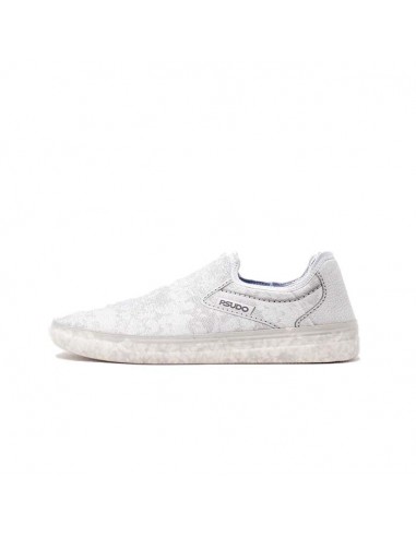 Womens Psudo Wren in White/Grey destockage