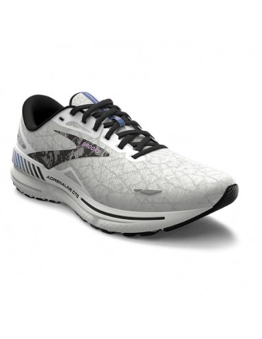 Womens Brooks Running Adrenaline GTS 23 Abstract in White/Black/Orchid Bouquet online