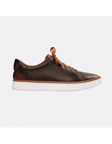 Mens Kizik Sonoma in Brown brillant des détails fins