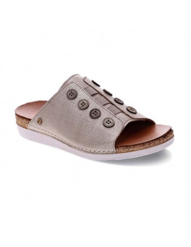 Womens Revere Antalya in Gold Linen acheter