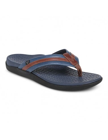 Mens Vionic Mtide II in Navy/Brown pas cheres