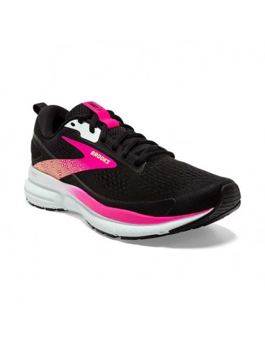 Womens Brooks Running Trace 3 in Black/Blue/Pink Glo de technologie