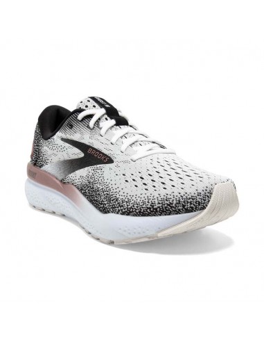 Womens Brooks Running Ghost 16 Scenescapes in Black/White/Rose Gold À commander