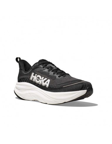 Mens Hoka Skyflow in Black/White Les magasins à Paris