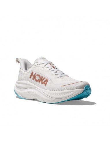 Womens Hoka Skyflow in Frost/Rose Gold de la marque