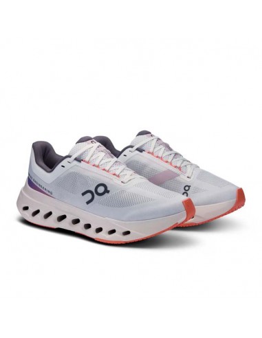 Womens On Running Cloudsurfer Next in White/Flame prix