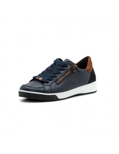 Womens Ara Rei in Navy/Brown 2 - 3 jours ouvrés.