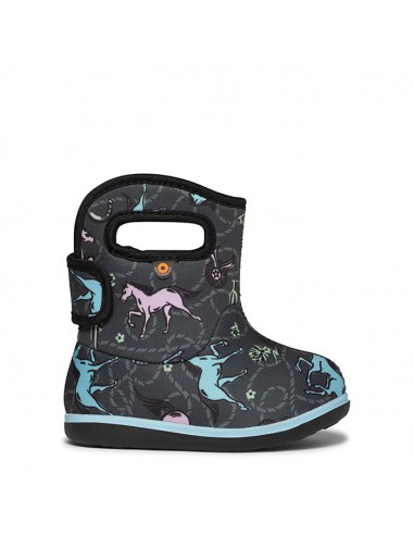 Little Girl Bogs Baby Bogs II Horses in Dark Grey Multi Comparez plus de prix