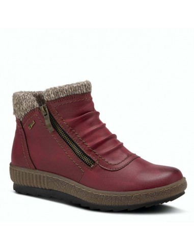 Womens Spring Step Cleora in Burgundy le des métaux précieux