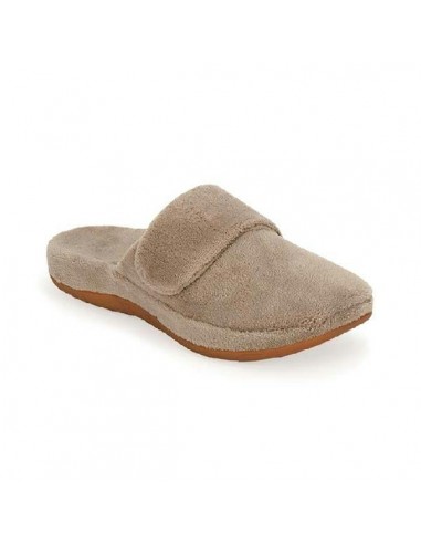 Womens Aetrex Mandy Closed-Toe Slipper in Coffee brillant des détails fins